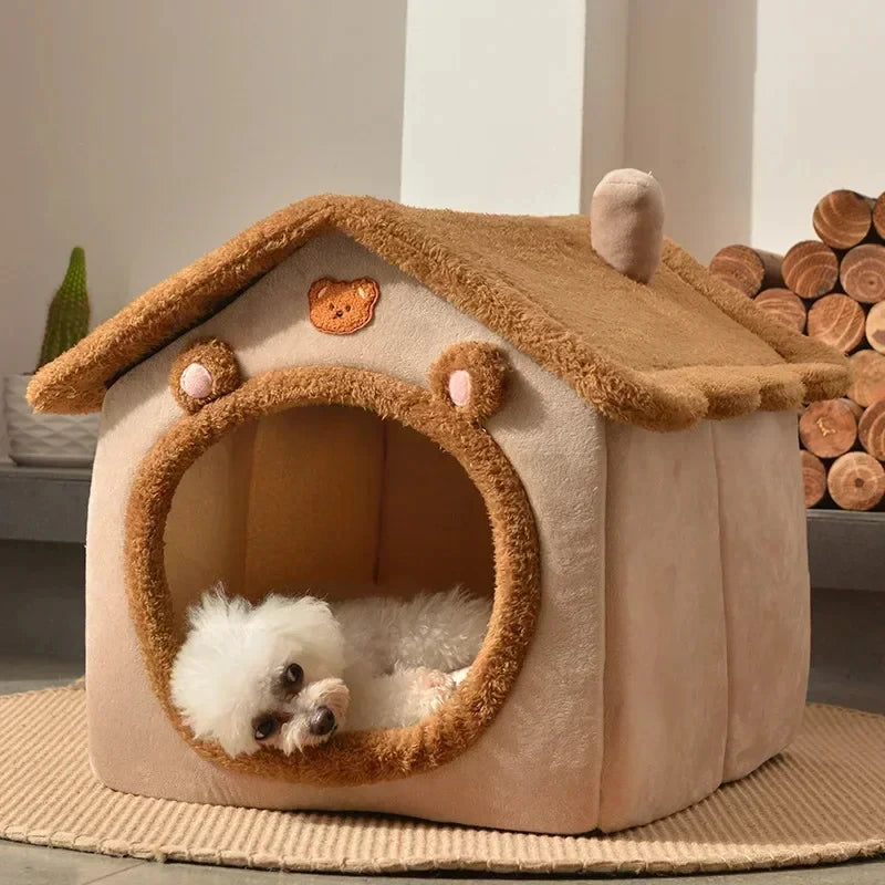 winterFolding houses for small and medium sized dogs and cats, mattresses, pet products, puppy baskets, winter kennels