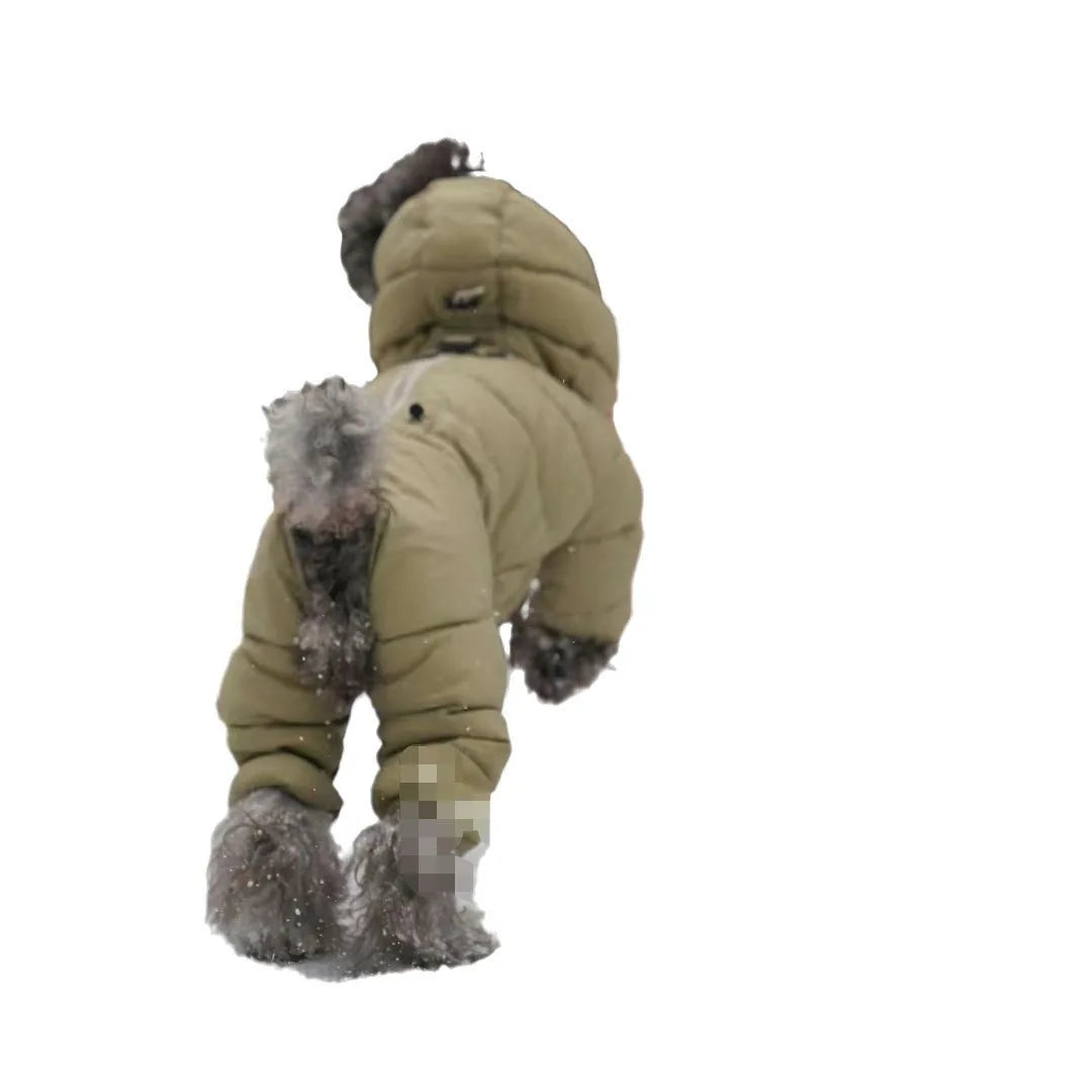 Korean Teddy Poodle Warm Down Jacket for Dogs