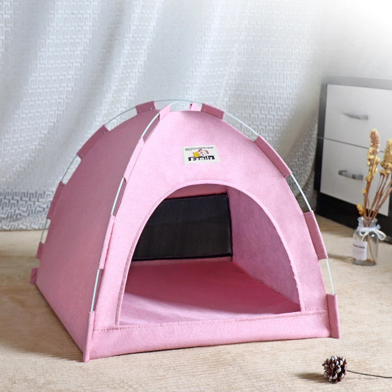 Foldable Four-Season Breathable Pet Tent House