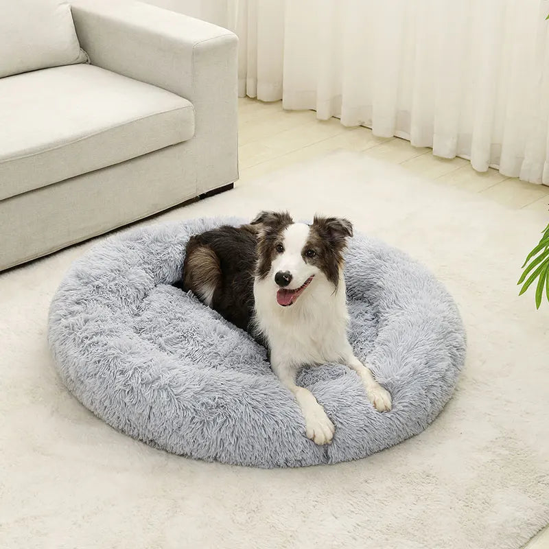 Ultra-Soft Plush Pet Bed Cozy Sleeping Sofa