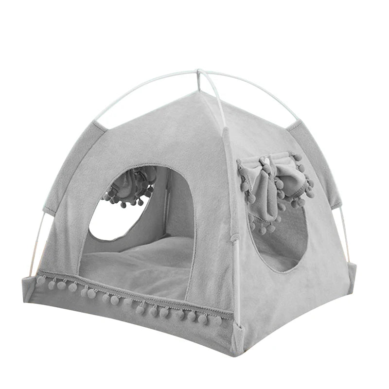 Winter Cat Tent Bed Pet Products The General Closed Cozy Hammock With Floors Cat House Pet Small Dog House Accessories Products
