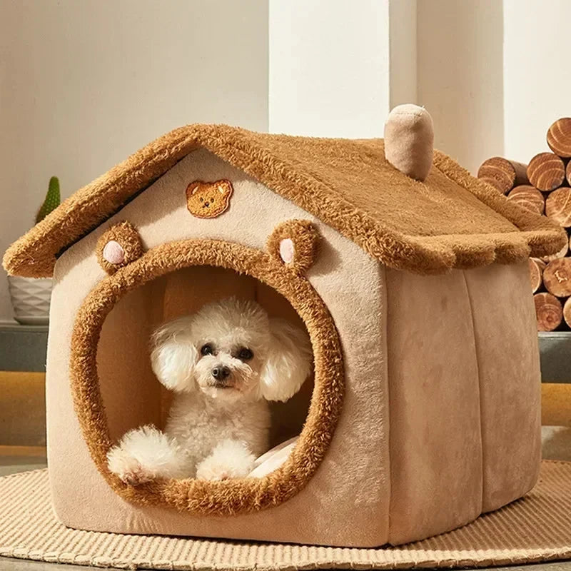 winterFolding houses for small and medium sized dogs and cats, mattresses, pet products, puppy baskets, winter kennels