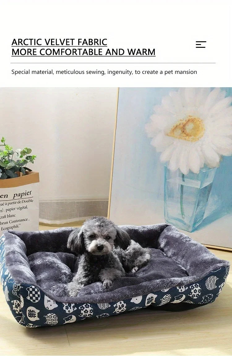 Ultra-Comfort Pet Sofa Bed for Dogs Cats