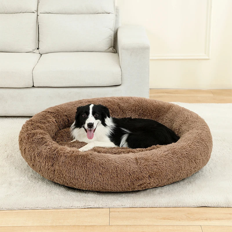 Ultra-Soft Plush Pet Bed Cozy Sleeping Sofa