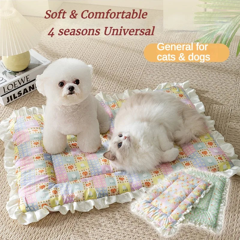 Winter Warm Washable Pet Sleeping Mat Blanket Bed