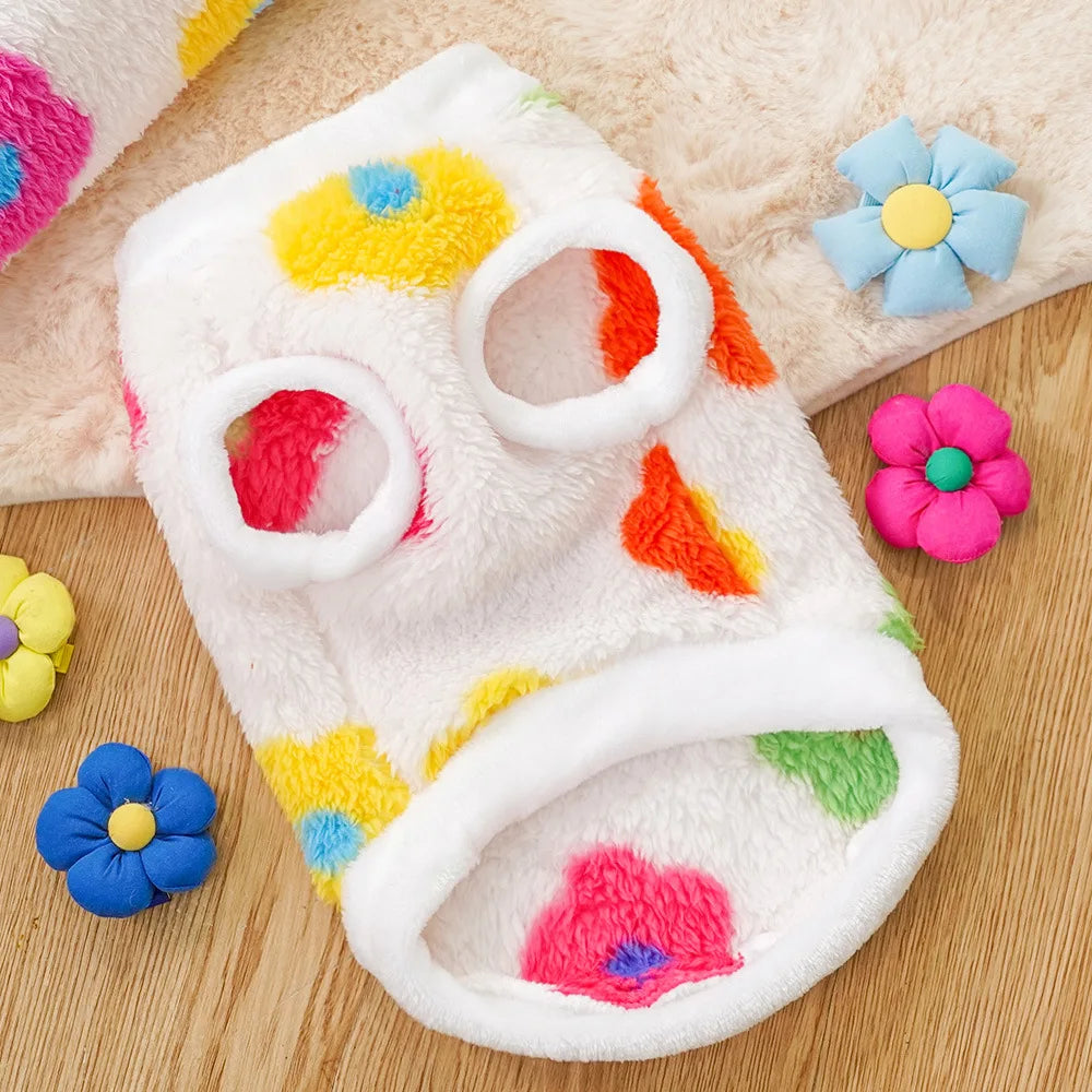 Winter Velvet Windproof Pet Coat for Dogs