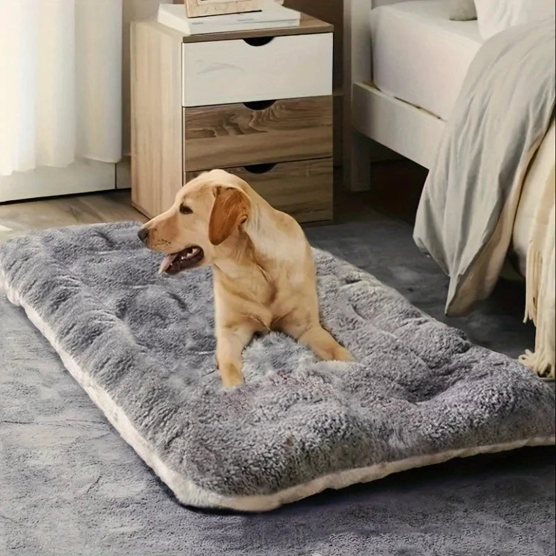 Soft Plush Dog Sofa Bed Crate Mat