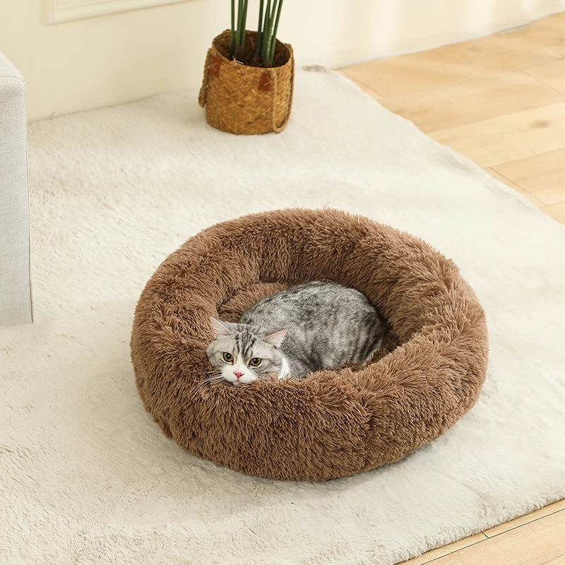 Ultra-Soft Plush Pet Bed Cozy Sleeping Sofa