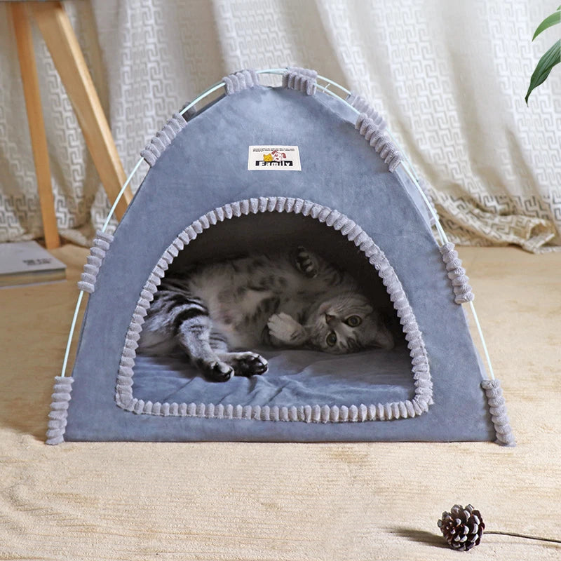 Foldable Four-Season Breathable Pet Tent House