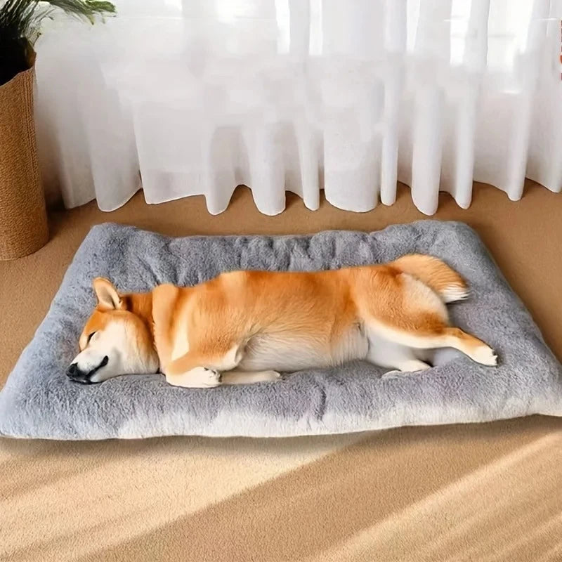 Soft Plush Dog Sofa Bed Crate Mat