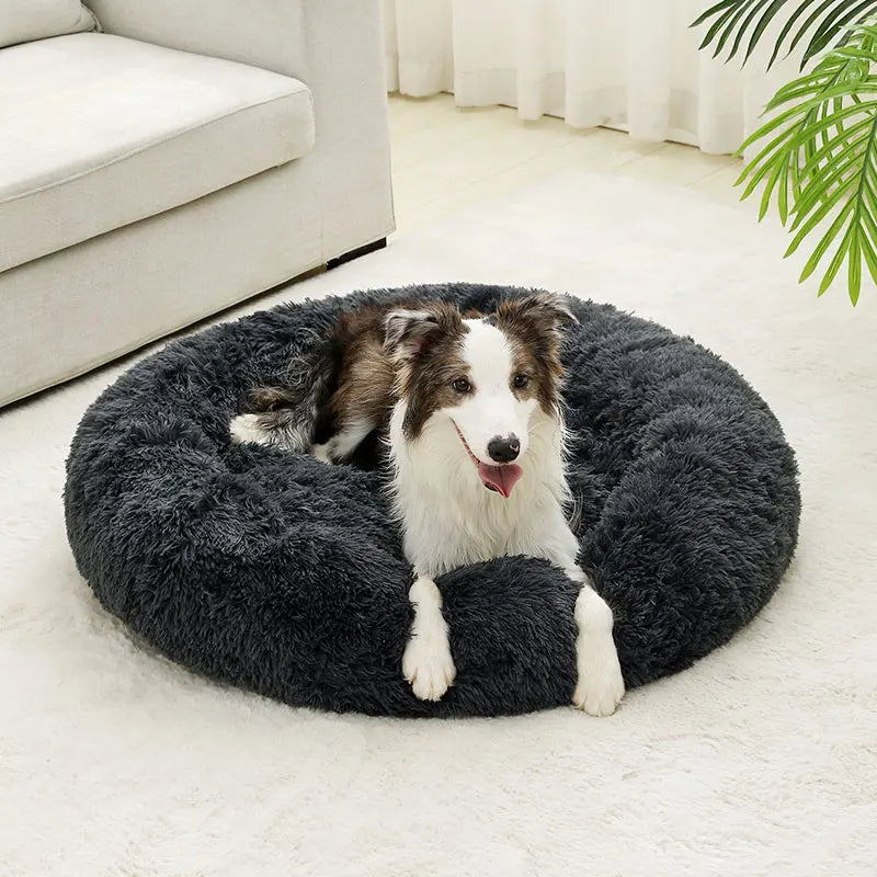 Ultra-Soft Plush Pet Bed Cozy Sleeping Sofa