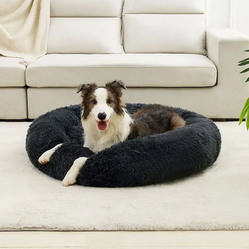 Ultra-Soft Plush Pet Bed Cozy Sleeping Sofa