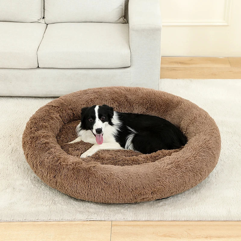 Ultra-Soft Plush Pet Bed Cozy Sleeping Sofa