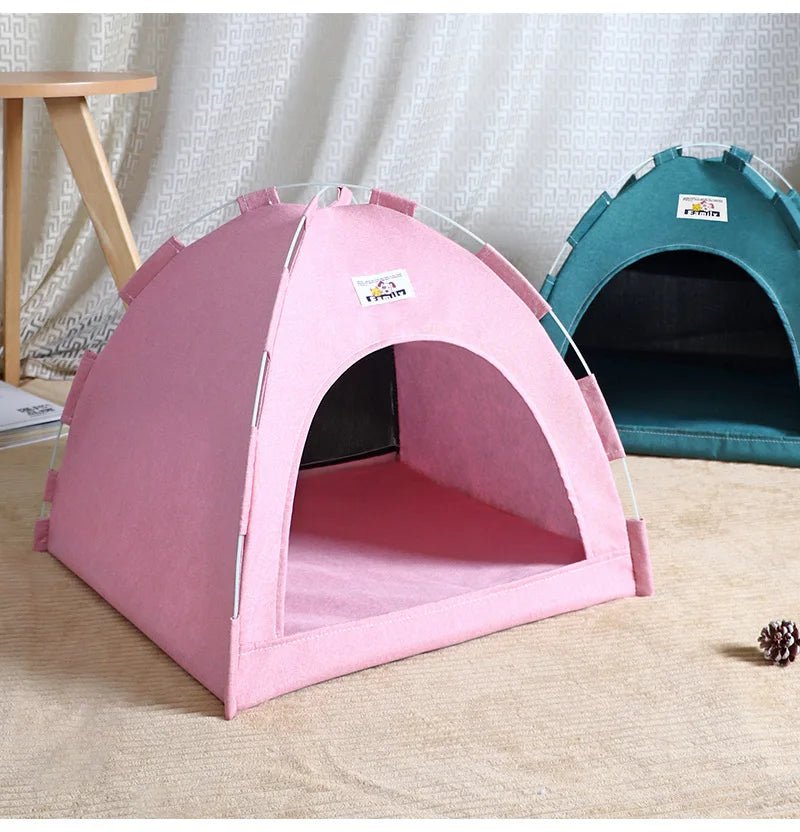 Foldable Four-Season Breathable Pet Tent House