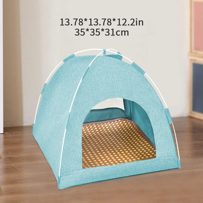 Winter Cat Tent High Quality Cat Bed Foldable Pet Bed Waterproof Cat Camping Bed Portable Bed