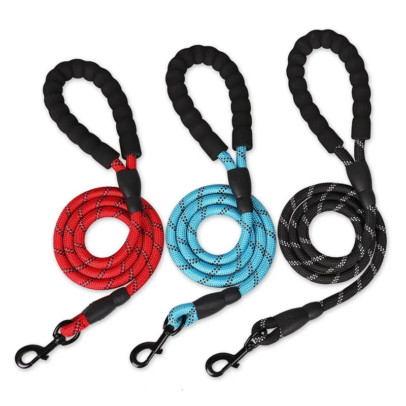 Multicolor Durable Night Dog Leash Rope