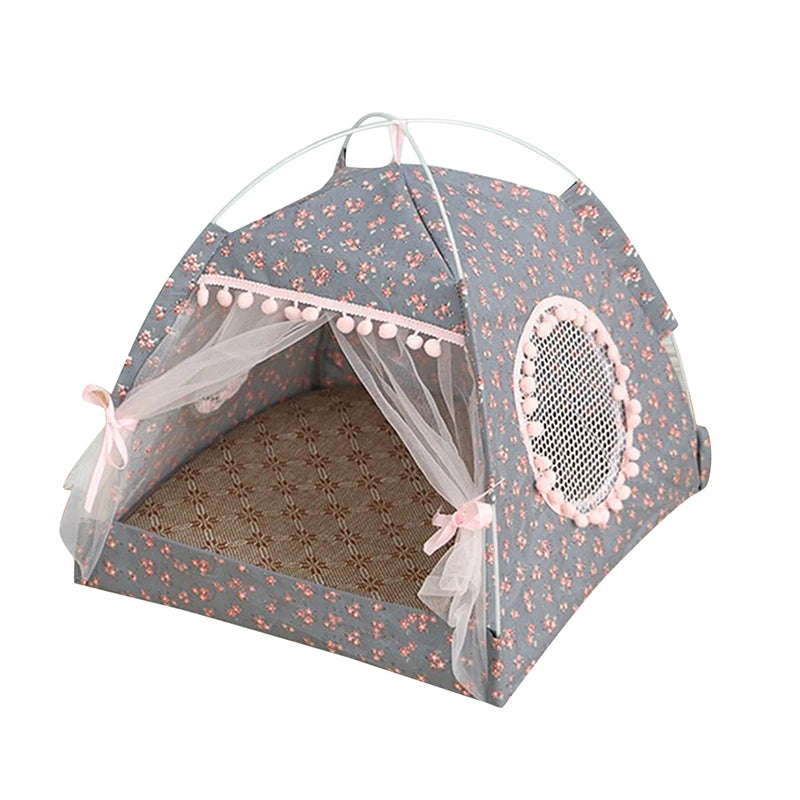Winter Cat Tent Bed Pet Products The General Closed Cozy Hammock With Floors Cat House Pet Small Dog House Accessories Products