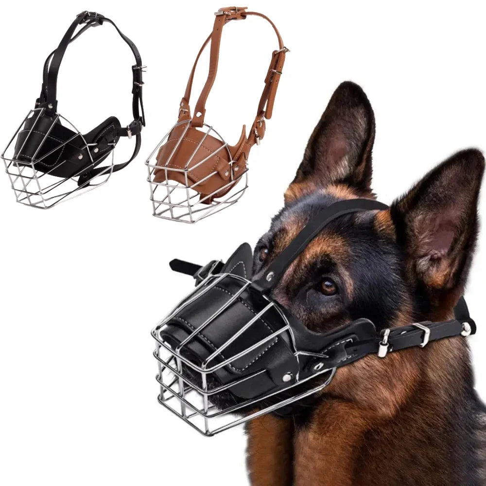 Adjustable -Leather -Dog-Muzzle-for Training.jpg