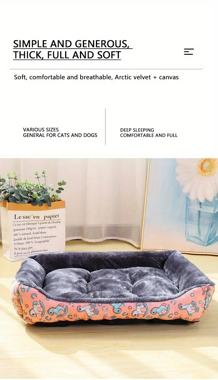 Ultra-Comfort Pet Sofa Bed for Dogs Cats