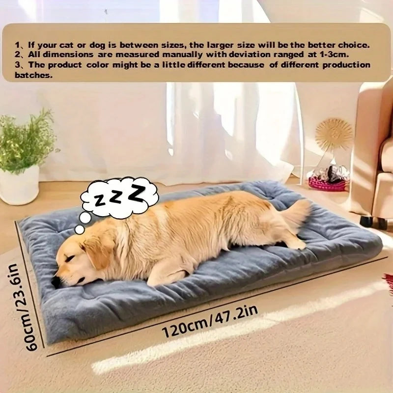 Soft Plush Dog Sofa Bed Crate Mat