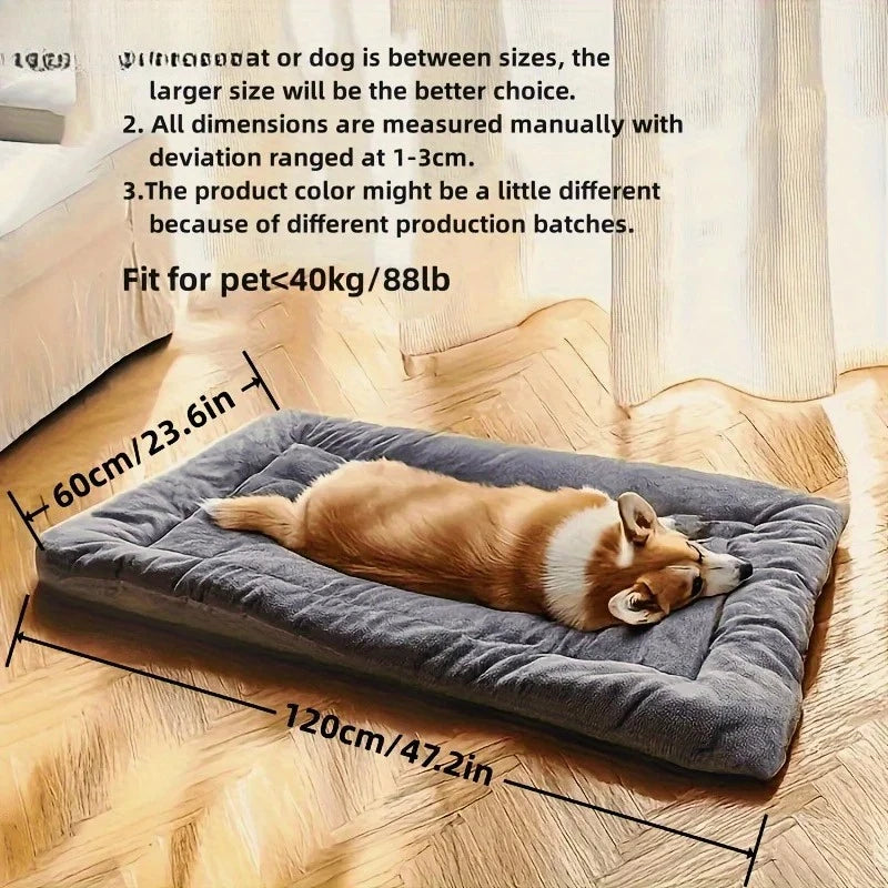 Soft Plush Dog Sofa Bed Crate Mat