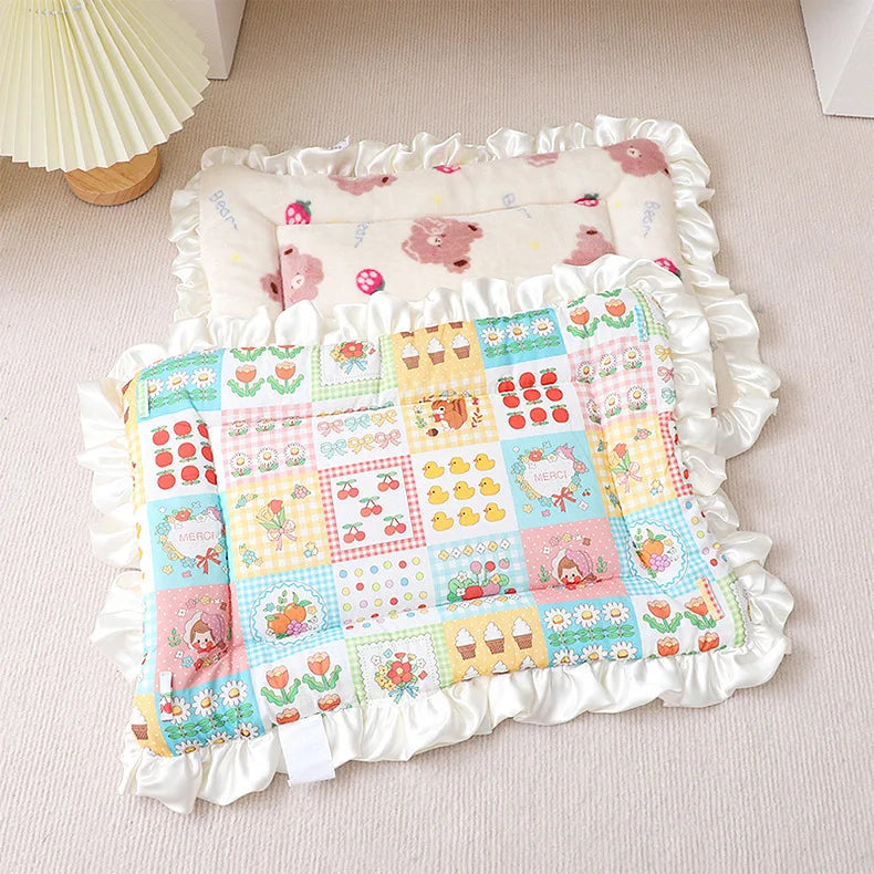 Winter Warm Washable Pet Sleeping Mat Blanket Bed