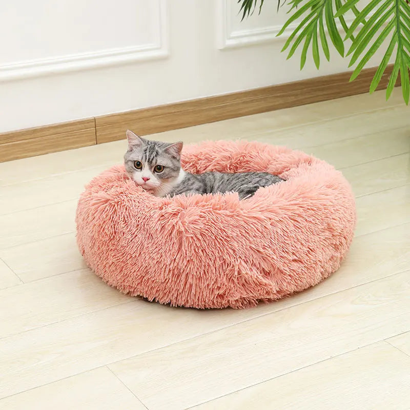 Ultra-Soft Plush Pet Bed Cozy Sleeping Sofa