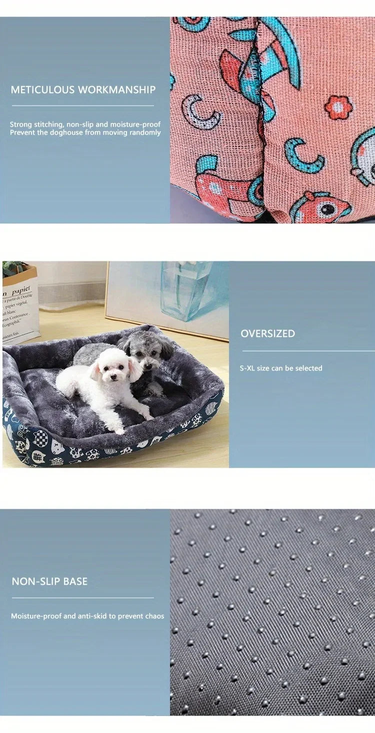 Ultra-Comfort Pet Sofa Bed for Dogs Cats