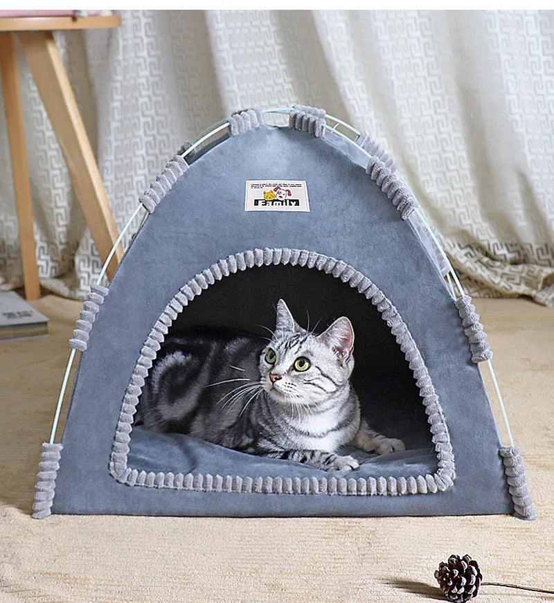 Foldable Four-Season Breathable Pet Tent House