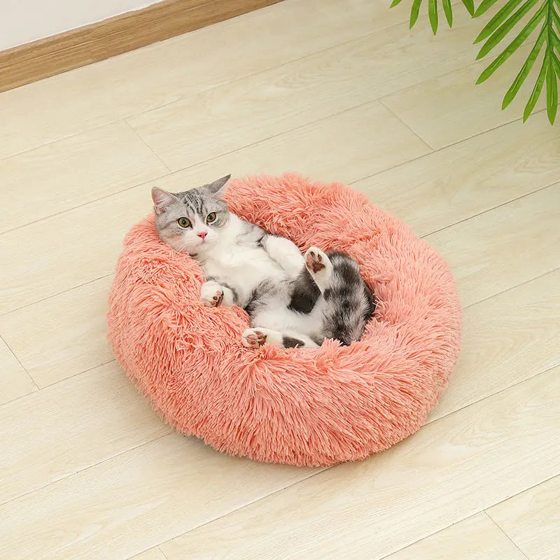 Ultra-Soft Plush Pet Bed Cozy Sleeping Sofa