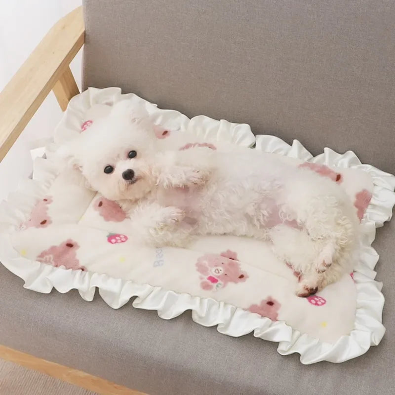 Winter Warm Washable Pet Sleeping Mat Blanket Bed
